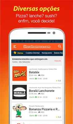 Litoral na Mesa - Delivery android App screenshot 5